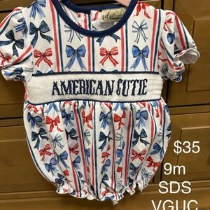 American Cutie Baby Romper